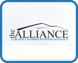 The Allegiance Laramie Chamber Business Alliance logo